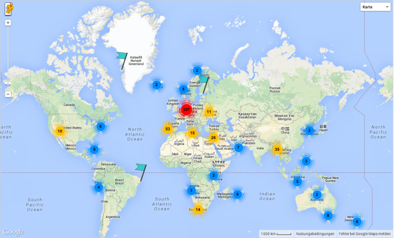 Online Location-Scout: 22 Places